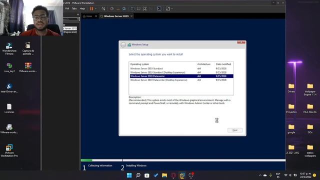 1.2 Instalación de Windows Server 2019 con Server Core смотреть онлайн