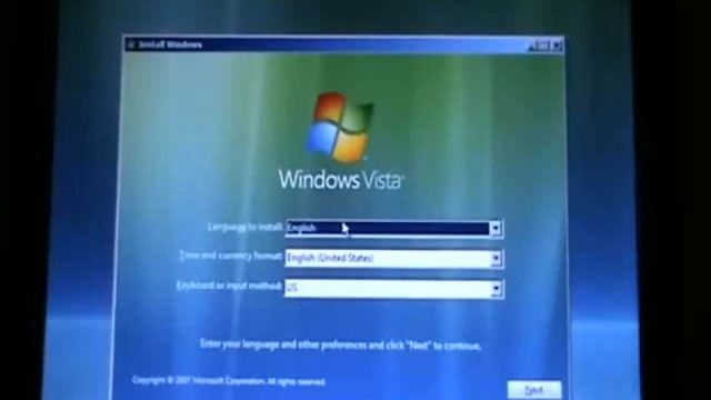 How to Install Windows Vista on Bootcamp Part 1 смотреть онлайн