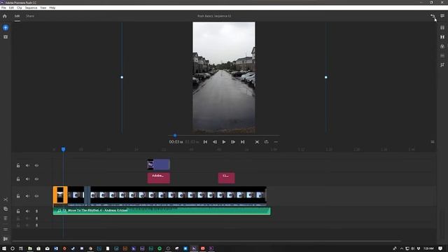 Adobe Premiere Rush Basics Tutorial смотреть онлайн