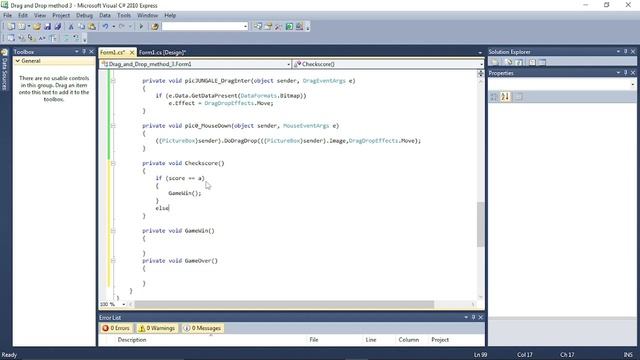 C# Drag and Drop on Picture Box method 3 смотреть онлайн