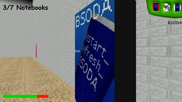 Baldi's Basics V1.3.2 (mod menu and hard mode) смотреть онлайн