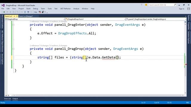 C# Winform Drag And Drop смотреть онлайн