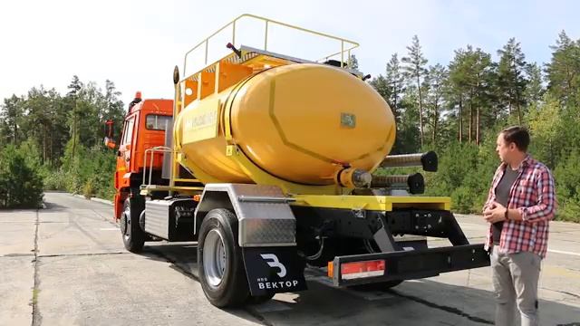 Автоцистерна для перевозки едких веществ АЦК-6 КАМАЗ-43253 от НПО _ВЕКТОР_
