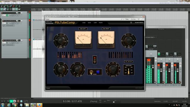 SKnote PSLTubeComp Tube Compressor - Some Drums processing. смотреть онлайн