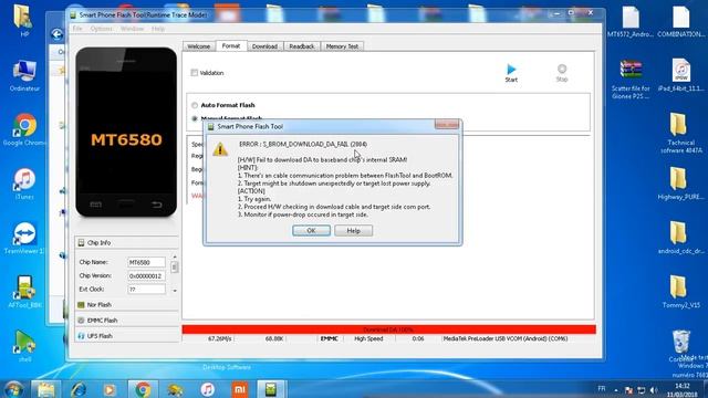 SP FLASH TOOL ERROR 100% Solution смотреть онлайн