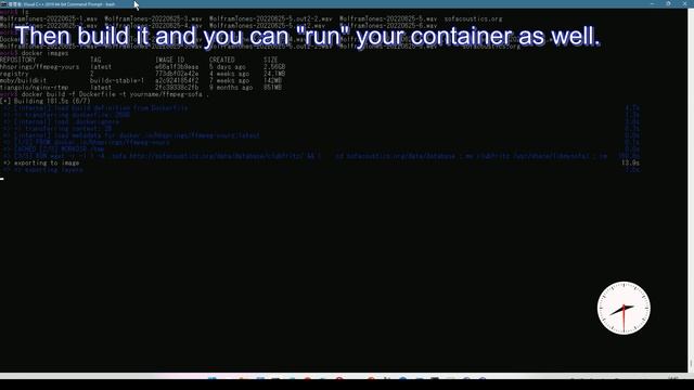 Using ffmpeg on docker (5) - in the case of "sofalizer", extending an existing docker container смотреть онлайн