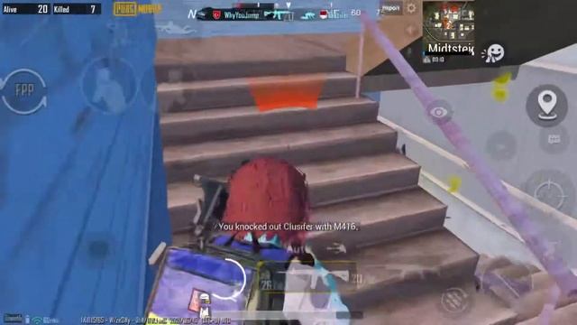 1 minute Highlight gameplay pubg mobile on iphone 7 ios 14.4.2 смотреть онлайн