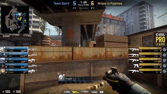 NiP vs Team Spirit - ESL Pro League S9 EU: Relegations - map2 - de_overpass [MintGod & Pch3lkin] смотреть онлайн