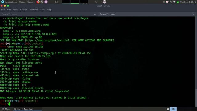 NMAP advanced Scanning Commands #part-2 смотреть онлайн