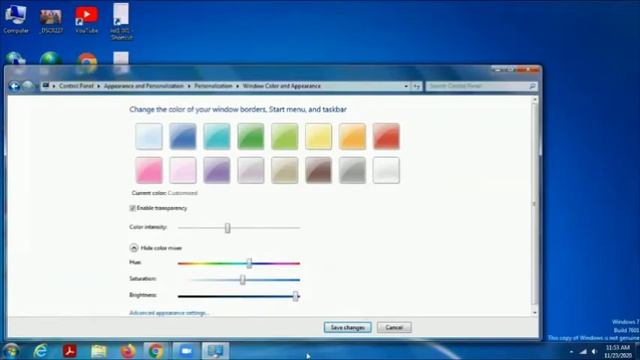 How to change Window colour in Windows 7| Tech I.R смотреть онлайн