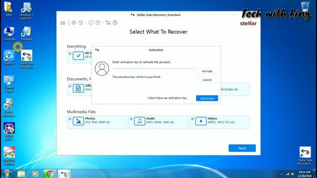 How to Recover Deleted files For Free in just 5 Second Using Stellar Software | Tech with King смотреть онлайн