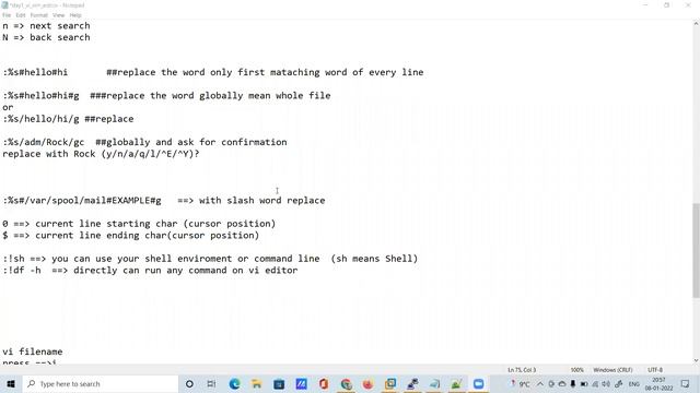Shell Scripting |Vi Editor |Variable Declaration rules |Create a file with contents using automatio смотреть онлайн