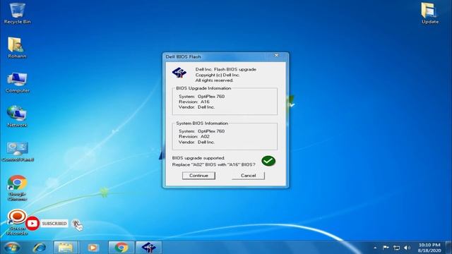 Dell Optiplex 760 A16 Bios Update - Very Easy смотреть онлайн