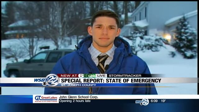 WSBT 22 News at 6 2-2-15 смотреть онлайн