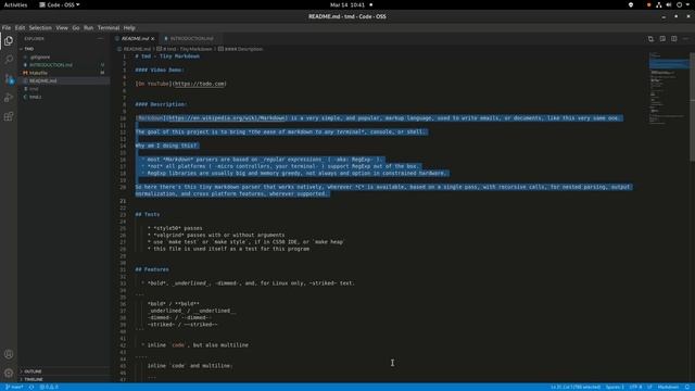 CS50X Project: Tiny Markdown смотреть онлайн