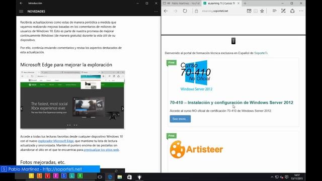 Windows 10 . Algunas novedades de la Build 10586 смотреть онлайн