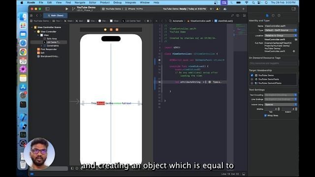 UILabel Attribute text style changeing dynimacally fromt he swift code (UIViewController), смотреть онлайн