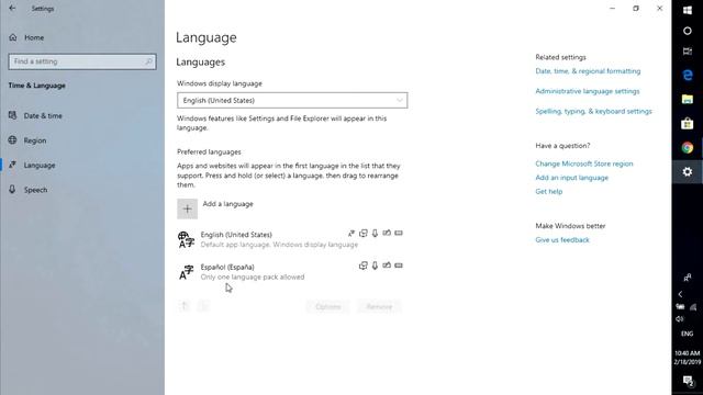 HOW TO CHANGE DEFULT LANGUAGE IN WINDOWS 10 смотреть онлайн