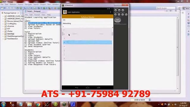 Android based Student Learning Application, Android based Smart Classroom, Student Management,Tutor смотреть онлайн