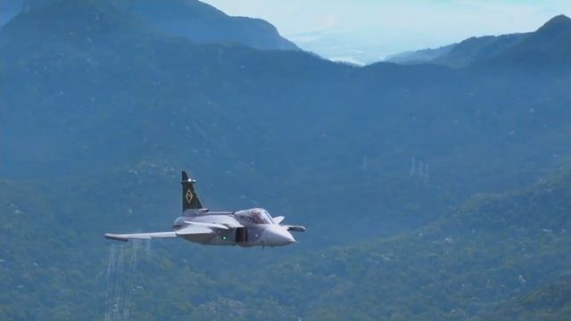 CAÇA F-39 Gripen E do Brasil - O Ano Gripen de 2021 em imagens da SAAB e Força Aérea Brasileira! смотреть онлайн