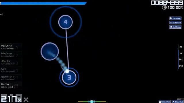 osu! - Mikakuning! - Tomadoi Recipe (TV Size) [Insane] [99.63%] [S] [115 PP] смотреть онлайн