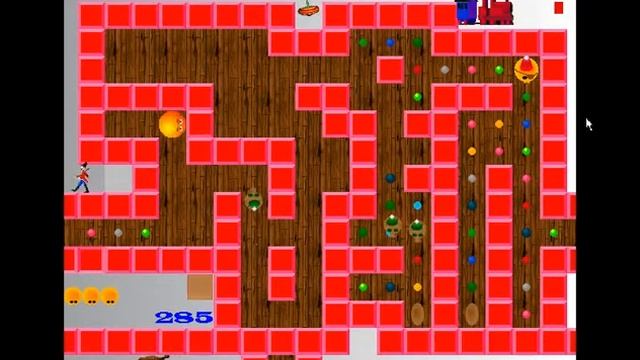 Old Windows game - Pac-guy Christmas Edition (1999) смотреть онлайн