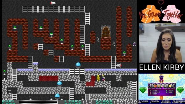 Ellen Plays Jetpack, The Old DOS Game, LIVE!