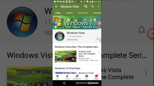 Salute: Windows Vista (User) смотреть онлайн