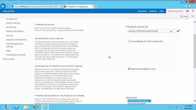 OSIsoft: PI WebParts 2013 SP1 Installation Walk-through- 4.Activate Feature/Configure WebApplicatio смотреть онлайн