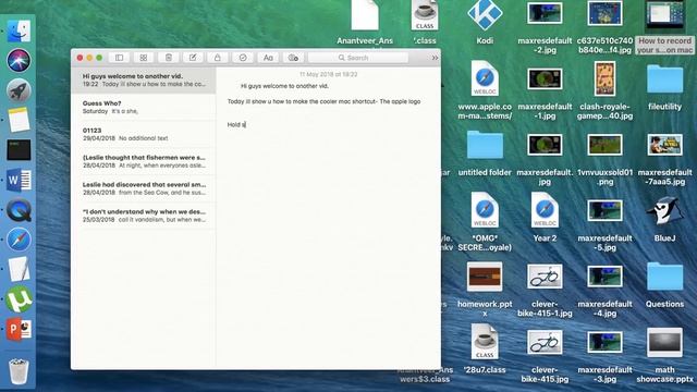 Coolest mac keyboard secret! (Apple Logo) смотреть онлайн