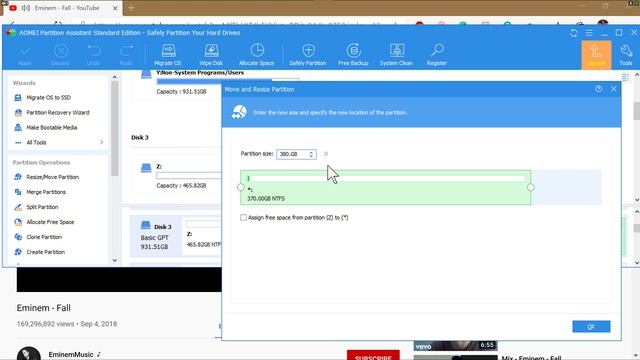 Converting a FAT32 to NTFS (Internal Drive - Windows 10) using AOMEI смотреть онлайн