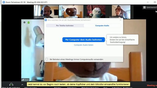 Wie man erstmals an einem Zoom-Meeting teilnimmt (Laptop oder PC) смотреть онлайн