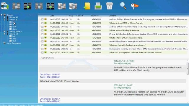 Transfer SMS between Android and iOS смотреть онлайн