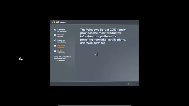 Lec No 12 Installation of Windows Server 2003 32Bit in Virtual Machine смотреть онлайн