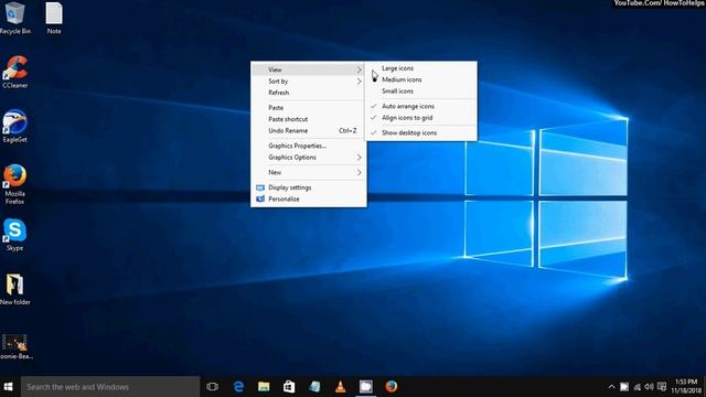 How To Customize Windows 10 Desktop Icons смотреть онлайн