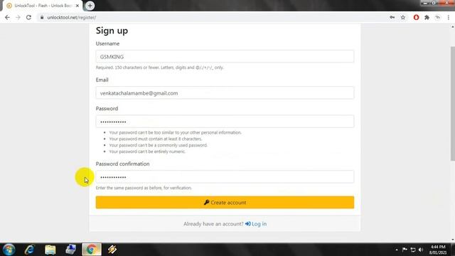 How To Register In Unlocktool