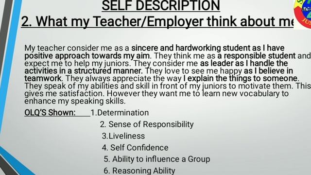 L 15: What your Teacher think about you || SSB Self Description 3|| By Recommended Candidate 14 SSB смотреть онлайн