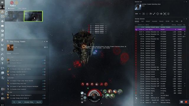 [EVE Online] Guristas FOB with 2 paladins смотреть онлайн