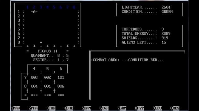 Space Guardian (1982, DOS) - Специально для Old-Games.ru смотреть онлайн