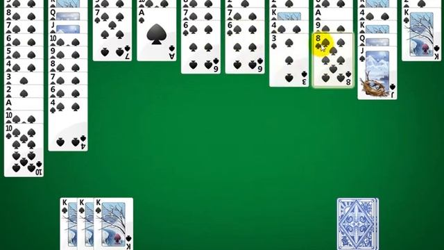 Spider Solitaire, Solitaire, Play card,Windows solitaire. смотреть онлайн