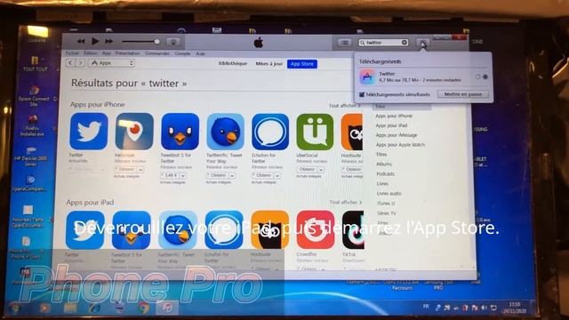 installer applications sur IPad nécessitant iOS 10 minimum ! смотреть онлайн