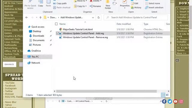 Add Windows Update to The Control Panel in Windows 10 смотреть онлайн
