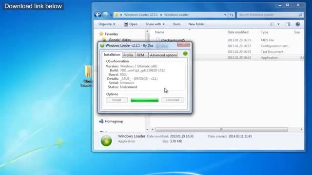Activer Windows 7 sans clé d'activation Windows Loader 2 2 2 смотреть онлайн