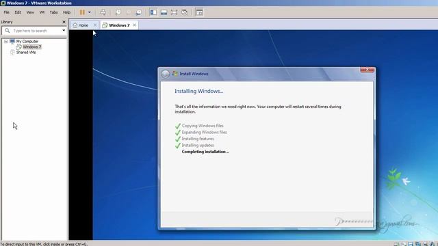 Install Windows 7 on Vmware Workstation 11 смотреть онлайн