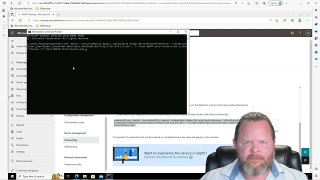 Test Microsoft Defender for Endpoint connection via alert script in Windows 10 смотреть онлайн
