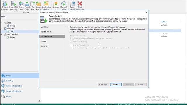Veeam Instant Recovery смотреть онлайн