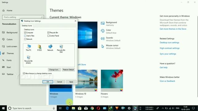 This Pc/My computer Desktop Icons missing? Add windows 10 desktop icon shortcuts.By YouTech смотреть онлайн