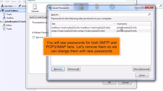 3) How to change your email password in Thunderbird Video Tutorial by Gecko Websites смотреть онлайн