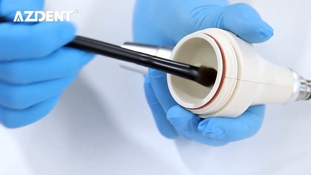 Azdent Dental Teeth Polishing Handpiece Gun Whitening spray Polisher Dentistry Airjet смотреть онлайн
