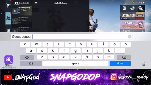 #6 SNApGodOp IS LIVE ⚡️ FUN CLASSIC   WITH TEAM AimG ⚡️IOS MA KAB AAYEGA BGMI  😢